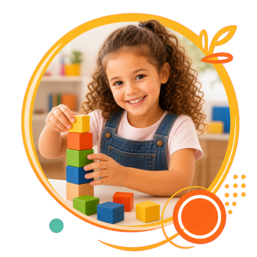 Center-based ABA therapy session